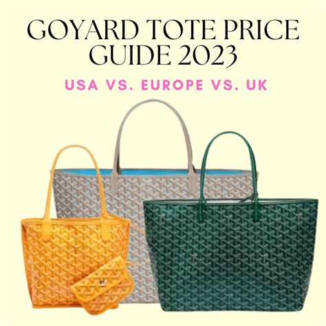 goyard bag cheap|goyard tote bag price 2023.